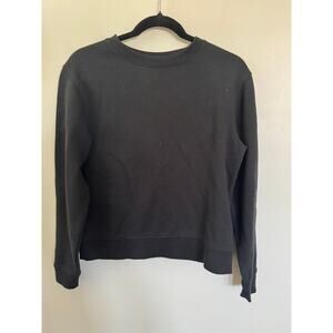 NWOT Women’s Vince Crewneck Cotton Sweatshirt in Black SZ XS